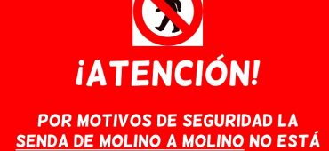 AVISO CIERRE SENDA