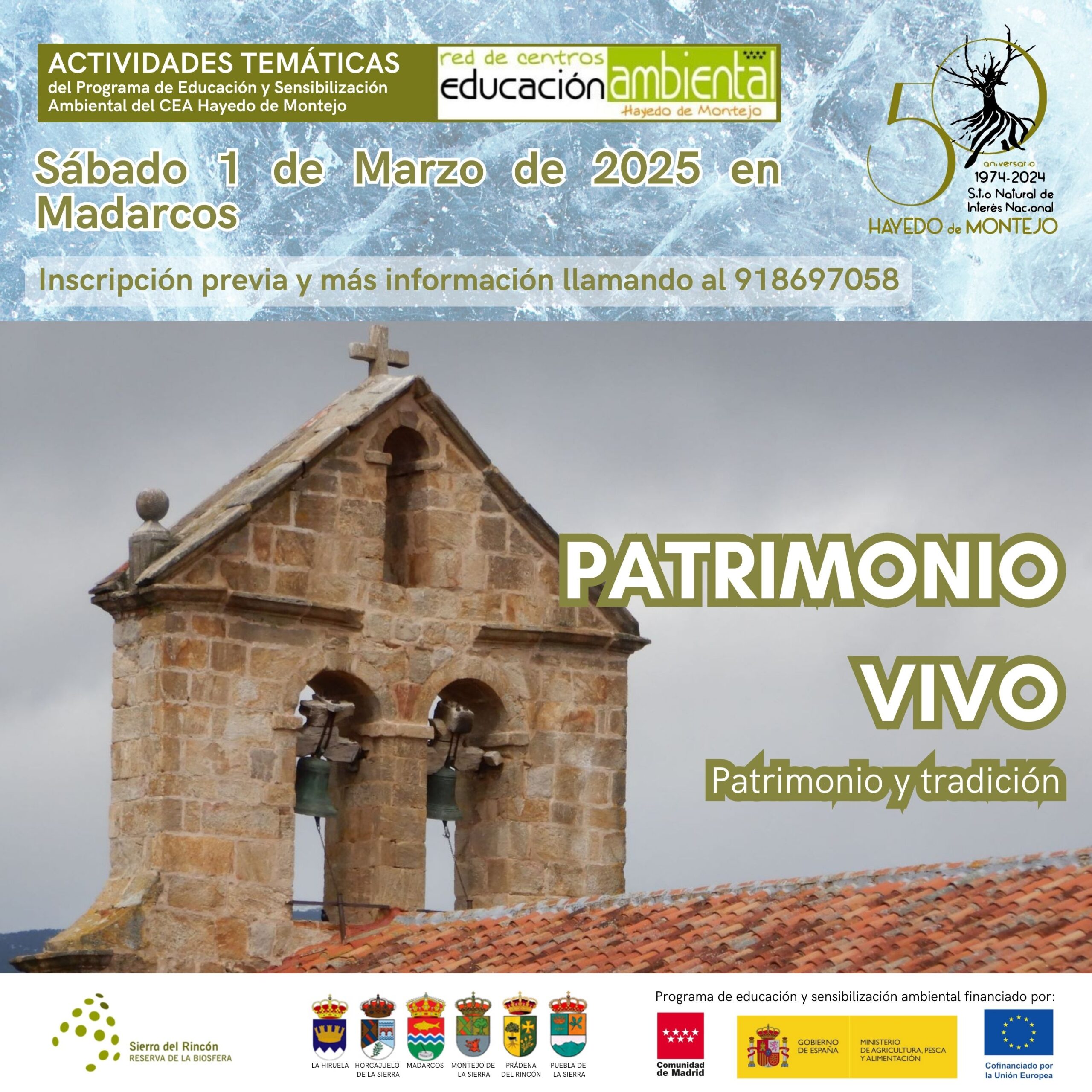 cartel Actividad Temática Patrimonio vivo